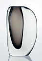 Antonio Da Ros / Momento / #vase #vessel #glass #home #decor #decoration #decorative #glass #clear #black