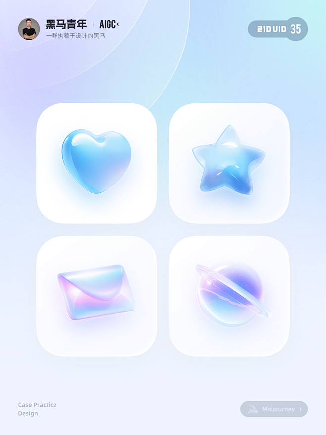 AI 帮我画的 ICON 作品，你觉得如何？-图标-UICN用户体验设计平台 (36)