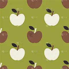 苹果,四方连续纹样,简单,可爱的,白色,有机食品,自然,精神振作,红色,清新