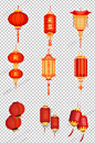 免抠小元素灯笼PNG