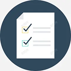 检查表制造和生产2循环图标 平面电商 创意素材