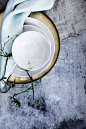 Broste Copenhagen tableware is a modern alternative to plain white. Styling by Marie Graunbol