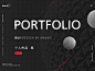 My Personal portfolio 求职 封面 作品集 portfolio icon gui collection