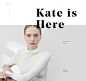 Kate Photo Website - WEB Inspiration