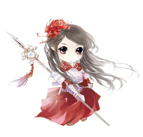 Q版人物 女 古风 免抠