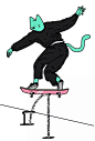 【重磅】最任性的滑板插画Leon Karssen : 　　 　　点击左下角#阅读原文#浏览更多滑板资讯 　　滑板人总是充满了艺术细胞，很多画作也喜欢融入滑板和街头的原素，因此今天继续为大家介绍一些知名的和我个人喜欢的滑板艺术家，他们大多是和滑板品牌有合作的画