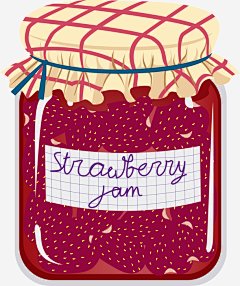 卡通果酱罐子高清素材 免抠PNG 卡通 圆点 果酱 瓶子 线条 罐子 免抠png 设计图片 免费下载