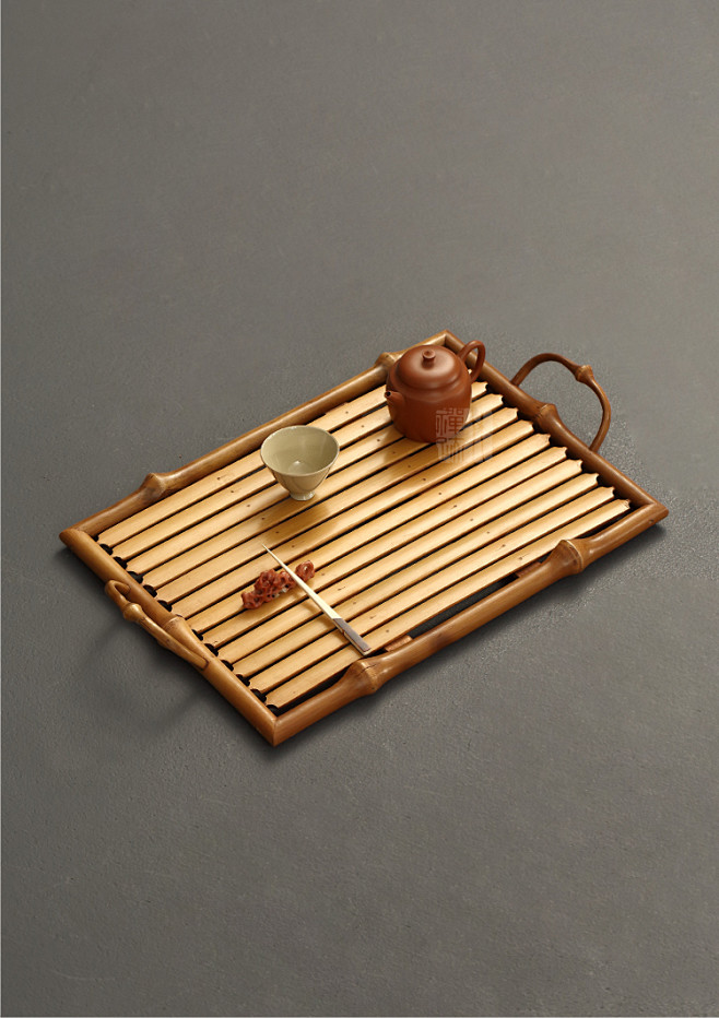 竹禅迹|筇竹茶盘 茶具收纳盘茶杯桌面奉茶...