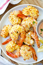 Baked Coconut Shrimp - EASIEST & BEST coconut shrimp with no deep-frying, no oil, no mess!! Bake in oven for 20 mins, delicious, healthy & budget-friendly!! | rasamalaysia.com