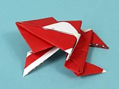 可爱小青蛙的折法 手工折纸立体青蛙图解-www.bin-bin.com