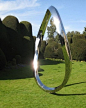 Stainless steel Abstract Contemporary or Modern Outdoor Outside Exterior Garden / Yard Sculptures Statues statuary sculpture by artist Wenqin Chen titled: 'Endless Curve No.5 (Very.Big stainless Steel Contemporary statue)': 