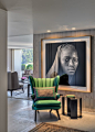 Large oversize print in glass frame - can lights add mood - Foz II Apartment - Casa do Passadiço: 