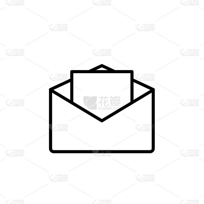 邮件图标矢量设计模板