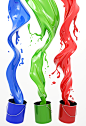 彩色油漆喷溅图片油漆喷溅颜料喷溅梦幻油漆油漆纹理动感水花 (2)