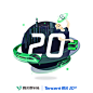 腾讯20周年品牌标志延展设计#插画##品牌标识##LOGO#采集@BluesLi   