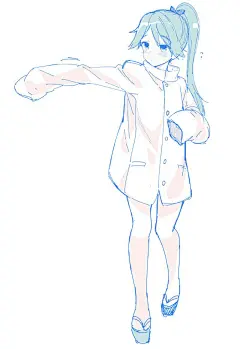 崎由けぇき 二次元美少女 造型设计 速写 萌 漫画 清新 涂鸦 手绘 少女漫画 女生 可爱 二次元 CG 