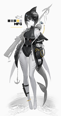 喰锋采集到物种-魔物娘（海洋）