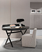 Edward is an oval shaped desk by Meridiani. Available in a range of finishes from IQ Furniture.