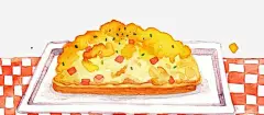 手绘美食大餐 平面电商 创意素材
