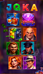 slot game Game Art game slot gambling casino betting Character design  Digital Art  ILLUSTRATION 