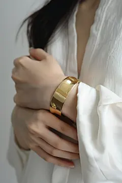 黄金首饰批发摄影图