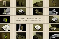 18款高级品牌VI设计名片信封海报帆布袋画册展示效果样机模板 Corporate branding mockups – 图渲拉-高品质设计素材分享平台