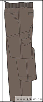 休闲裤-男装设计-服装设计