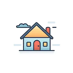 简约房子素材图AI图