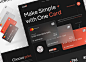 CARD - Finance Landing Page by Mirna Kusumawati for One Week Wonders on Dribbble