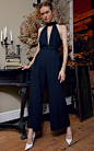 Emilia Wickstead Joni V neck Jumpsuit