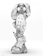 重型机甲兵,3D机器人欣赏_CG插画_绘画艺术-摩尔网CGMOL
