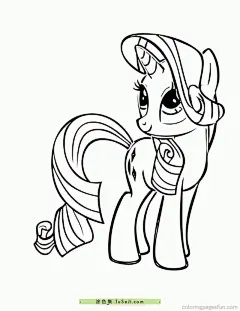 12张色彩缤纷的《小马宝莉》主题魔法涂色图片免费下载 | 涂色集，涂色画打印大图 : 喜欢《小马宝莉》（My Little Pony）的女孩子们可能有以下几个原因：可爱的形象：《小马宝莉》中的角色造型以可爱、色彩缤纷的小马为主，给人一种温暖、童话般的感觉。女孩子们通常对可爱的事物有着较高的兴趣和喜爱。强调友谊：《小马宝莉》以 12张色彩缤纷的《小马宝莉》主题魔法涂色图片免费下载