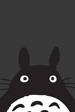 一组可爱温馨的龙猫手机壁纸，稀饭龙猫的收藏！