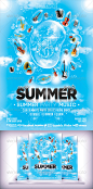 Summer Musical Party Flyer - Flyers Print Templates