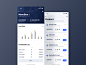 bestr dashboard clear finance ux clean app design color ui