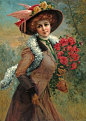 法国 Emile Vernon 油画