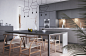 Grey & Orange Apartment : Practice render.