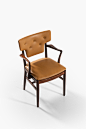 Acton Bjørn & Vilhelm Lauritzen armchair : Very rare armchair attributed to Acton Bjørn & Vilhelm Lauritzen Produced by cabinetmaker Willy Beck in Denmark Rosewood and original leather Good vintage condition, with minor signs of usage 1…