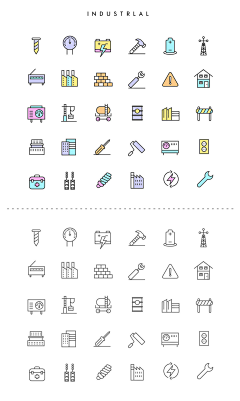 森林中采集到Icon.Mono Colorful