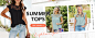 ruffle sleeve tops