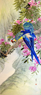 天香国色 群芳吐艳 邓国荣工笔花鸟画展
