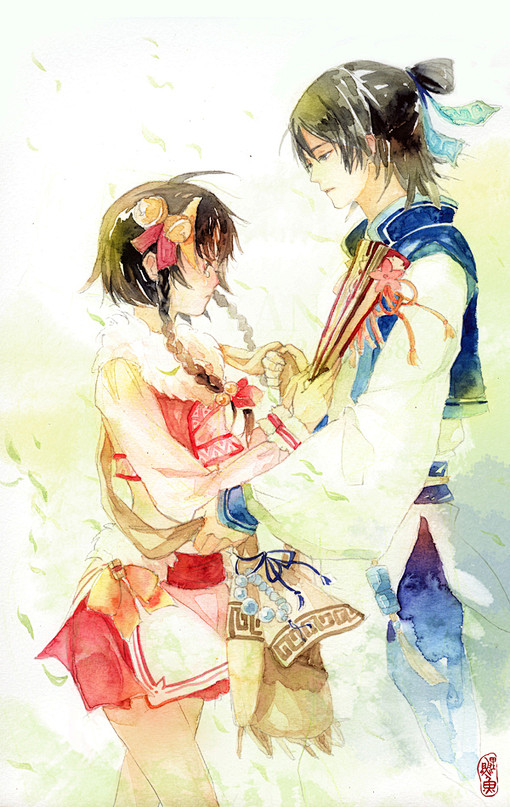 蘭生和襄玲 #古风#