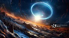 【AI数字艺术】游戏影视CG概念宇宙基地背景壁纸正版高清图片下载-视觉中国VCG.COM