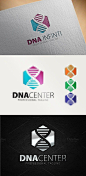 Dna Center X Letter Logo. Human Icons. $28.00