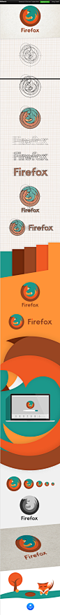 Unofficial Firefox Flat Logo on Behance