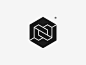 Modularity symbol m monogram geometric logo collection icon mark logo