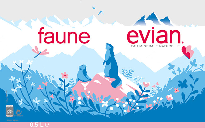 Evian illustrated ca...