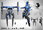 Alcubierre Consortium Exoframe, Su Wang : More reworked mechs from school project