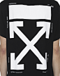 OFF-WHITE c/o VIRGIL ABLOH™ 人像箭头印花 T 恤