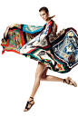 Karlie Kloss for Harper’s Bazaar Spain April 2013—— Hermès